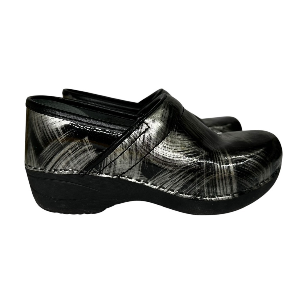 Dansko Pro XP 2.0 Pewter Brushed Patent Women's Clogs Size‎ 36